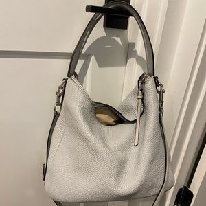 Coach bag - like new. Light gray, leather
